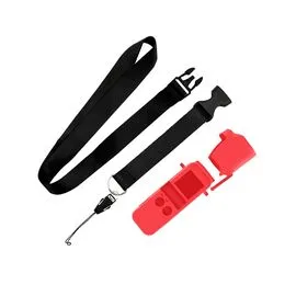 Силиконовый чехол + ремешок DJI Osmo Pocket 1 (Красный) (YX)