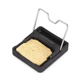 Подставка для паяльника с губкой (MiniWare), Цвет: Чёрный