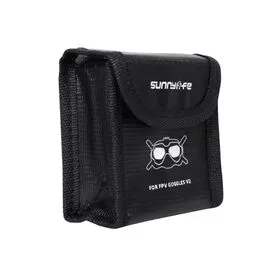 Огнеупорный чехол для двух аккумуляторов DJI FPV Goggles V2 (SunnyLife)