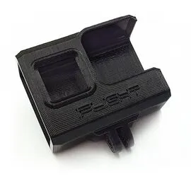TPU кейс для камер GoPro HERO5/6/7 (Чёрный) (iFlight), Комплектация: Без крепления