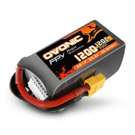 Аккумулятор OVONIC 1200мАч 6S 120C LiPo (XT60)