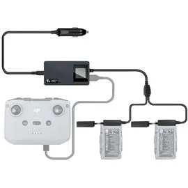 Автомобильное зарядное устройство DJI Mavic Air 2 / Air 2S (С дисплеем) (YX)
