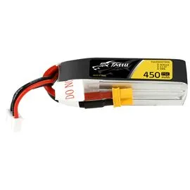 Аккумулятор Tattu 450мАч 3S 75C LiPo (Удлинённый) (XT30)