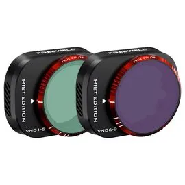 Набор из 2 диффузионных нейтральных VND + Mist фильтров (ND4-32 + ND64-512) DJI Mini 4 Pro (Freewell), Тип: ND4-32 + ND64-512 (MIST)