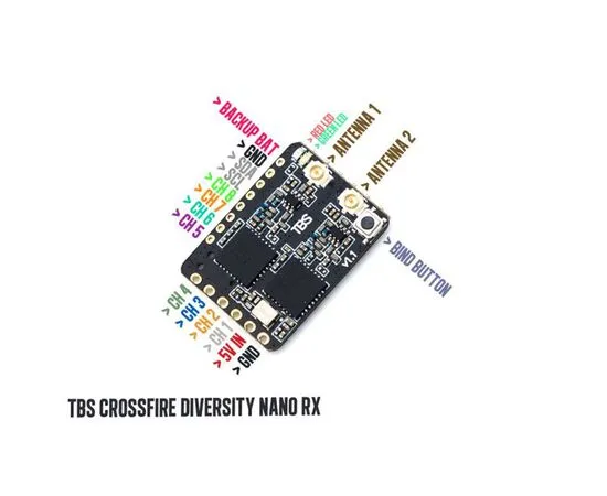 Приёмник TBS Crossfire Diversity Nano RX, изображение 3