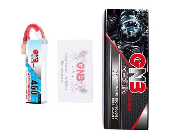 Аккумулятор GNB 450мАч 3S 80C LiPo (XT30), изображение 4