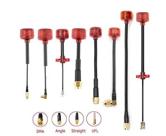 Антенна RUSHFPV Cherry Antenna (RHCP / LHCP), Поляризация: LHCP, Разъём: MMCX90, Длина: Extended, Количество: 1 шт., изображение 2