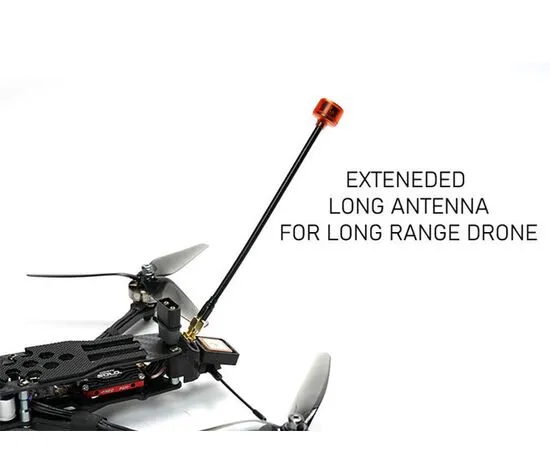 Антенна RUSHFPV Cherry Antenna (RHCP / LHCP), Поляризация: LHCP, Разъём: MMCX90, Длина: Extended, Количество: 1 шт., изображение 9