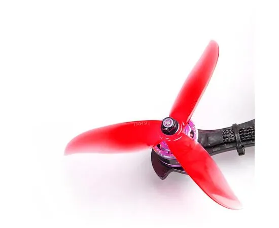 Пропеллеры DalProp T5045C Pro 3-лопастные (М5) (2CW+2CCW), Цвет: Красный, изображение 2
