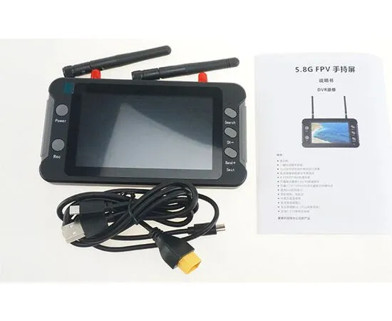 FPV монитор Flywoo 5,8 ГГц с DVR (4,3 дюйма 800*480), изображение 9