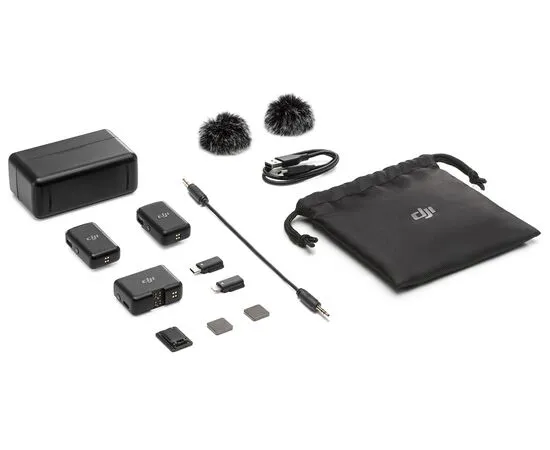 Микрофон DJI Mic (2 передатчика + 1 приёмник + зарядный кейс), изображение 3