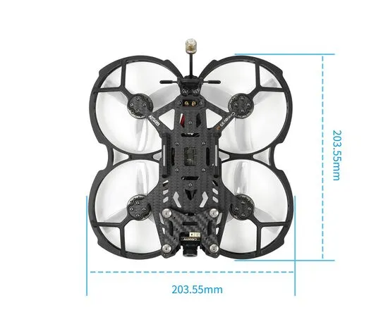 Квадрокоптер GEPRC CineLog35 V2 Analog, Версия: V2, Комплектация: С GPS, Приёмник: PNP (без приёмника), изображение 7