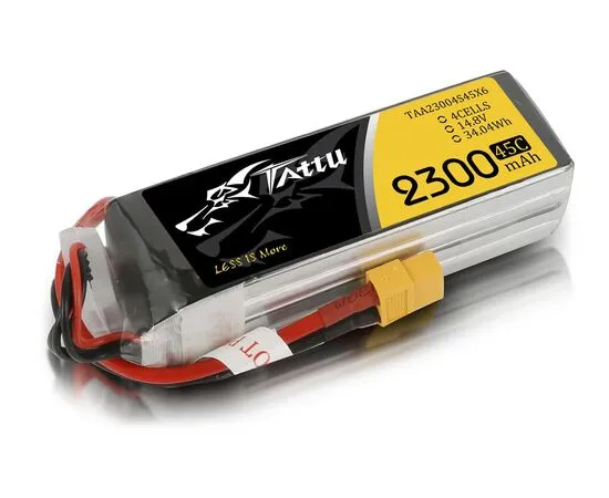 Аккумулятор Tattu 2300мАч 4S 45C LiPo (XT60)
