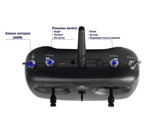 Набор GEPRC TinyGO 4K FPV Whoop (RTF), Версия: 4K (комплект), Приёмник: ELRS 2,4 ГГц, изображение 10