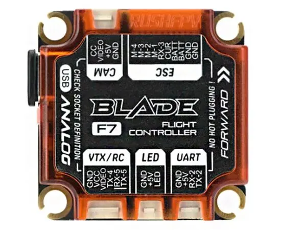Полётный контроллер RUSH Blade F722 Analog V2 30x30, Версия: V2