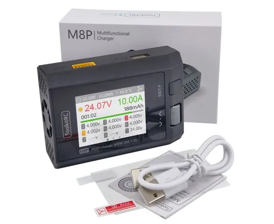 Многофункциональное зарядное устройство ToolkitRC M8P, изображение 5