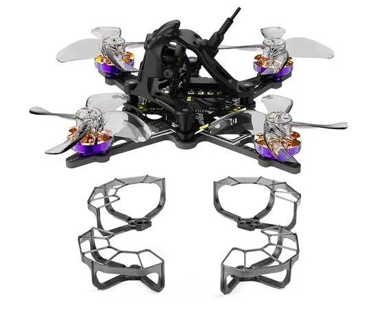 Квадрокоптер Flywoo Firefly DC16 / FR16 Nano Baby Analog V2.0, Видеопередача: Аналоговая, Версия: FR16 (X-рама), Приёмник: PNP (без приёмника), изображение 6
