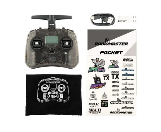 Аппаратура управления RadioMaster Pocket M2, Версия: CC2500, Цвет: Угольный, изображение 9