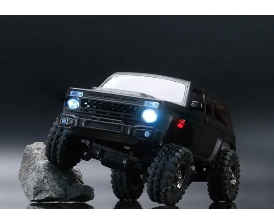 Радиоуправляемая машинка Sniclo 1:43 SNT Lada Niva 8031 Kit, Комплектация: Машинка + пульт, Цвет: Чёрный, изображение 4