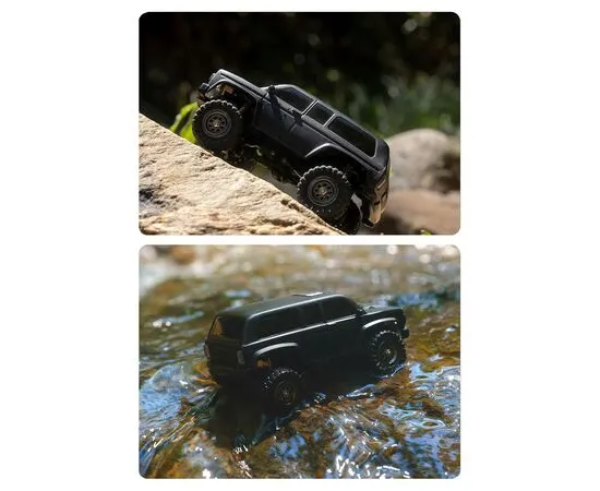 Радиоуправляемая машинка Sniclo 1:43 SNT Lada Niva 8031 Kit, Комплектация: Машинка + пульт, Цвет: Чёрный, изображение 6