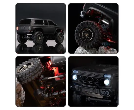 Радиоуправляемая машинка Sniclo 1:43 SNT Lada Niva 8031 Kit, Комплектация: Машинка + пульт, Цвет: Чёрный, изображение 7
