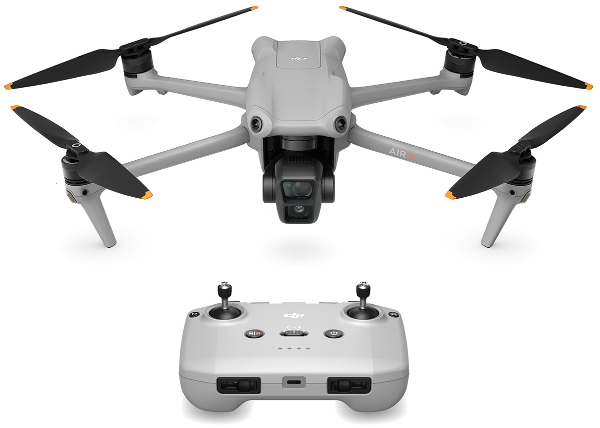 Квадрокоптер DJI Air 3 (пульт DJI RC-N2) купить в Москве в  интернет-магазине MyDrone