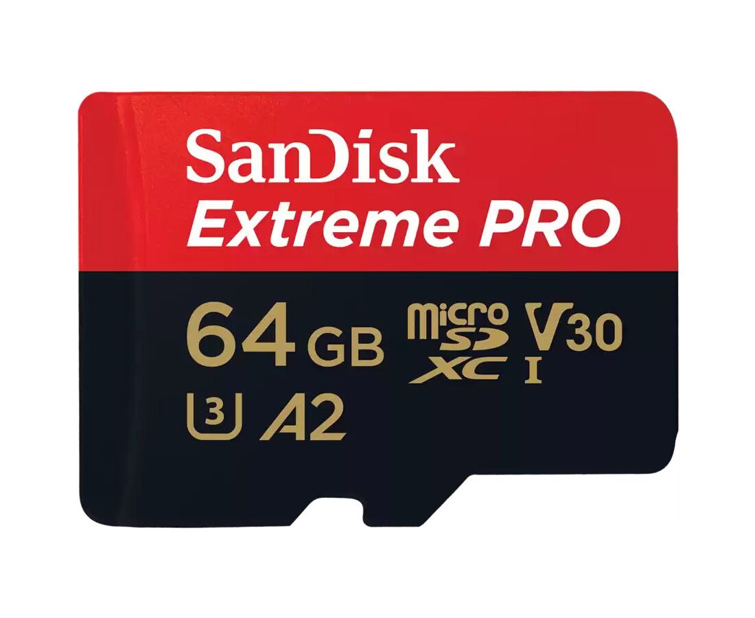 Карта памяти sandisk sdxc extreme pro class 10 uhs i u3 170 90mb s 64gb