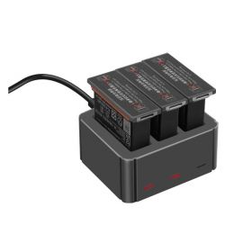 Зарядное устройство для зарядки 3 аккумуляторов DJI Osmo Action (YX)