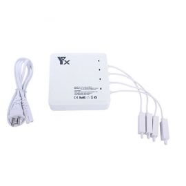 Зарядное устройство для 4 аккумуляторов DJI Mavic Air, пульта и смартфона (YX)