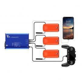Зарядное устройство для 3 аккумуляторов Autel Evo, пульта и мобильного устройства (YX)