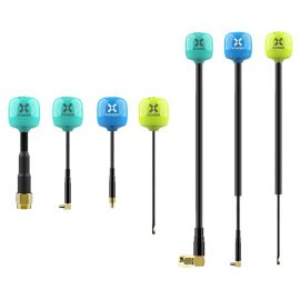 Антенна Foxeer Lollipop 4 Plus 5,8 ГГц (RHCP / LHCP), Цвет: Бирюзовый, Поляризация: RHCP, Разъём: MMCX90, Длина: 95 мм, Количество: 1 шт.