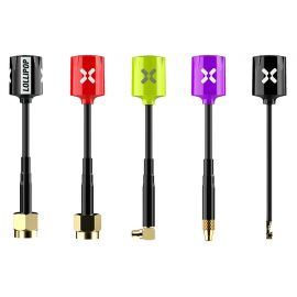 Антенна Foxeer Micro Lollipop 5,8 ГГц (LHCP / RHCP), Поляризация: LHCP, Разъём: MMCX90, Цвет: Красный, Количество: 2 шт.
