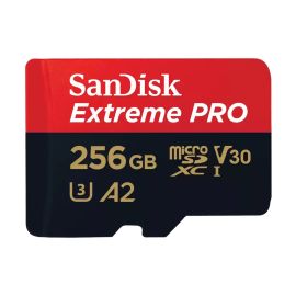 Карта памяти 256Gb SanDisk Extreme Pro microSDXC Class 10 UHS-I U3 V30 A2, Производитель: SanDisk, Версия: Extreme Pro, Объём памяти: 256 Гб, Комплектация: только карта
