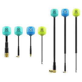 Антенна Foxeer Lollipop 4 Plus 5,8 ГГц (RHCP / LHCP), Поляризация: LHCP, Разъём: MMCX90, Длина: 165 мм, Цвет: Бирюзовый, Количество: 1 шт.