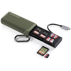 Высокоскоростной картридер CreateMate (PGYTECH P-GM-162 / P-GM-163), Тип: SD, Цвет: Зелёный