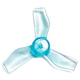 Пропеллеры Gemfan 31мм 1219 3-лопастные (Вал 1,0 мм), Цвет: Прозрачный голубой, Количество: 4+4 шт.
