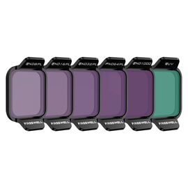 Набор из 6 фильтров (ND8-PL/16/32/64/ND1000/UV) DJI Flip (Bright Day) (Freewell)