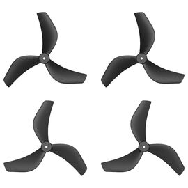 Пропеллеры Gemfan 2218 3-лопастные (Вал 1,5 мм) (2CW+2CCW), Цвет: Чёрный