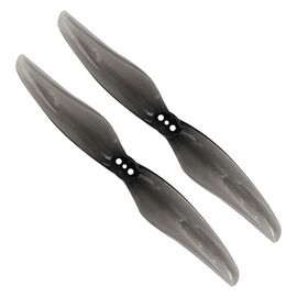 Пропеллеры Gemfan Hurricane 4024 2-лопастные (Вал 1,5 мм), Цвет: Прозрачный серый, Количество: 4+4 шт.