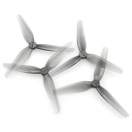 Пропеллеры HQProp T4X2X3 3-лопастные (Серый) (Вал 1,5 мм) (2CW+2CCW)