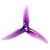 Пропеллеры Gemfan Hurricane 3520 3-лопастные (M5 / 1,5 мм) (2CW+2CCW), Цвет: Фиолетовый