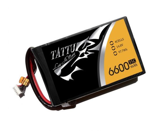 Аккумулятор Tattu 6600мАч 4S 35C 14,8В LiPo