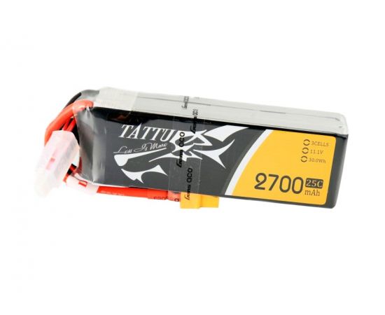 Аккумулятор Tattu 2700мАч 3S 25C 11,1В LiPo