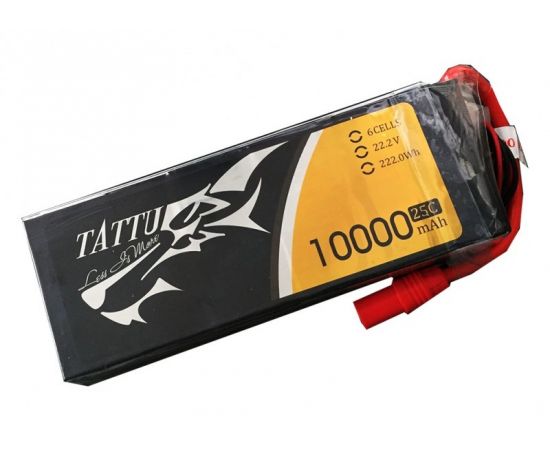 Аккумулятор Tattu 10000мАч 6S 25C 22,2В LiPo, изображение 2