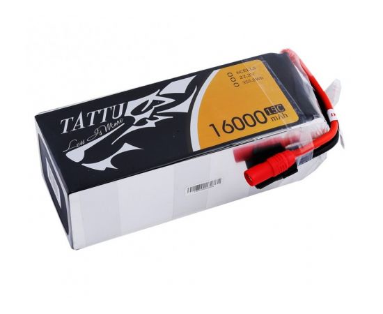 Аккумулятор Tattu 16000мАч 6S 15C 22,2В LiPo, изображение 3