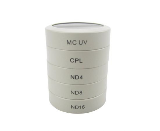 Набор из 5 фильтров (UV/CPL/ND4/ND8/ND16) для DJI Phantom 4 Pro / Advanced (YX), изображение 3
