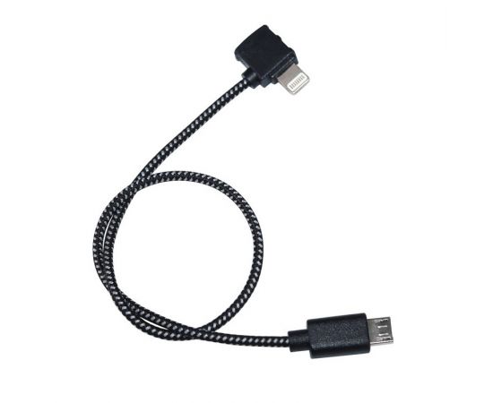 Lightning кабель для подключения iPad к пульту DJI Spark (29 см) (YX)