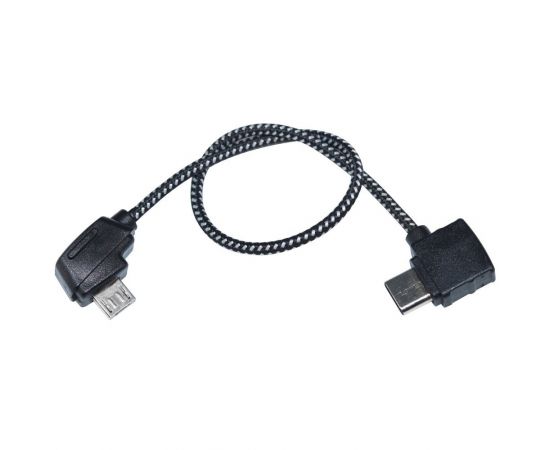 Micro-USB кабель (reverse) для подключения смартфона к пульту серии DJI Mavic (9 см) (YX)
