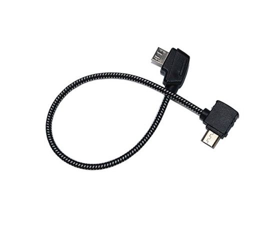Micro-USB кабель (reverse) для подключения планшета к пульту серии DJI Mavic (20 см) (YX)