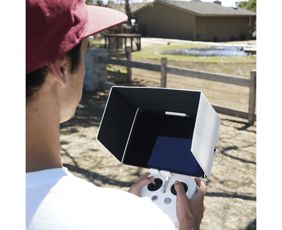 Солнцезащитный козырек (бленда) для планшета (до 9,7 дюйма) (PolarPro), изображение 5